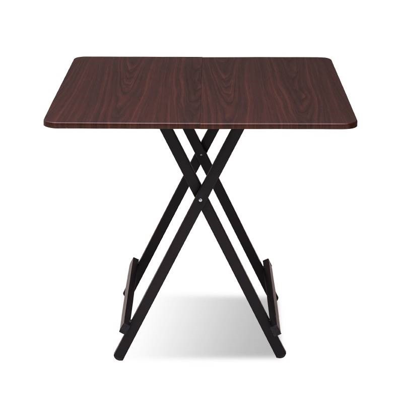 折疊方桌家用便攜餐桌手搓麻將桌出租房餐桌簡易多功能餐桌小木桌