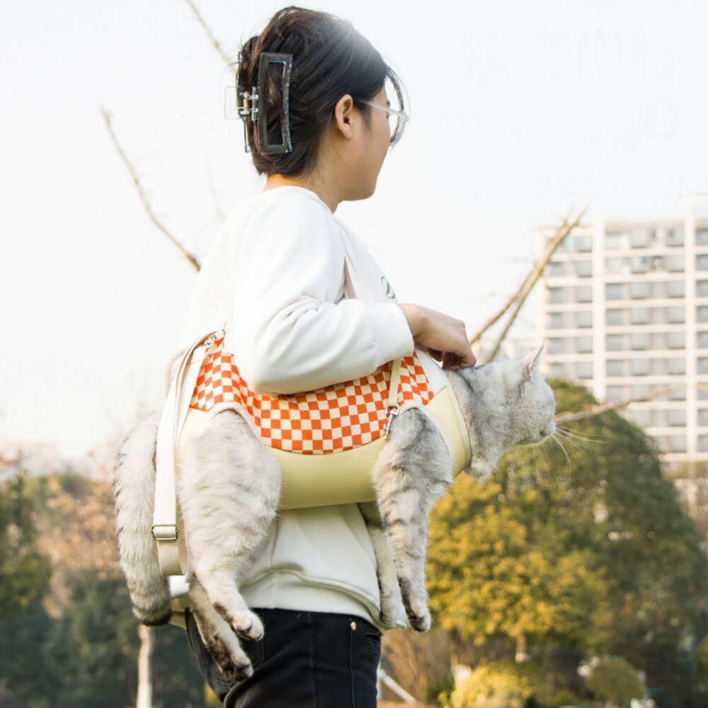 【寵趣屋PetHouse】寵物單肩四腳外出包｜防掙脫｜便攜式