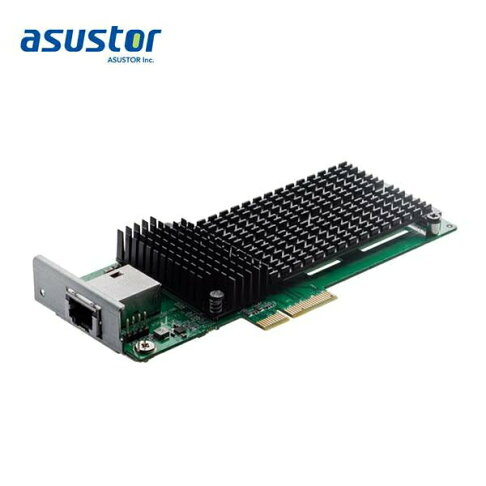【含稅公司貨】ASUSTOR華芸 AS-T10G3 10GbE RJ45 +M.2 SSD *2擴充卡 複合式網路卡 1
