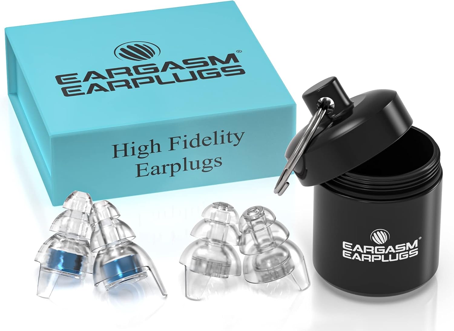 [5美國直購] Eargasm 16dB 耳塞 適一般/較大耳道 High Fidelity Earplugs 演唱會 音樂會 音樂家 摩托車 _TT1