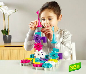【晴晴百寶盒】美國進口 齒輪城堡 可愛創意精美齒輪 益智玩具 益智遊戲 送禮禮物禮品 創意寶寶早教益智遊戲 W449