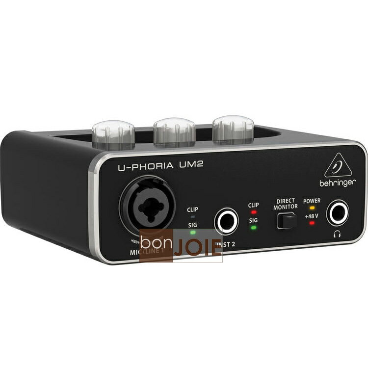 <br/><br/>  ::bonJOIE:: 美國進口 Behringer U-Phoria UM2 USB 錄音介面 (全新盒裝) USB2.0 德國耳朵牌 錄音卡 內建48V幻象<br/><br/>