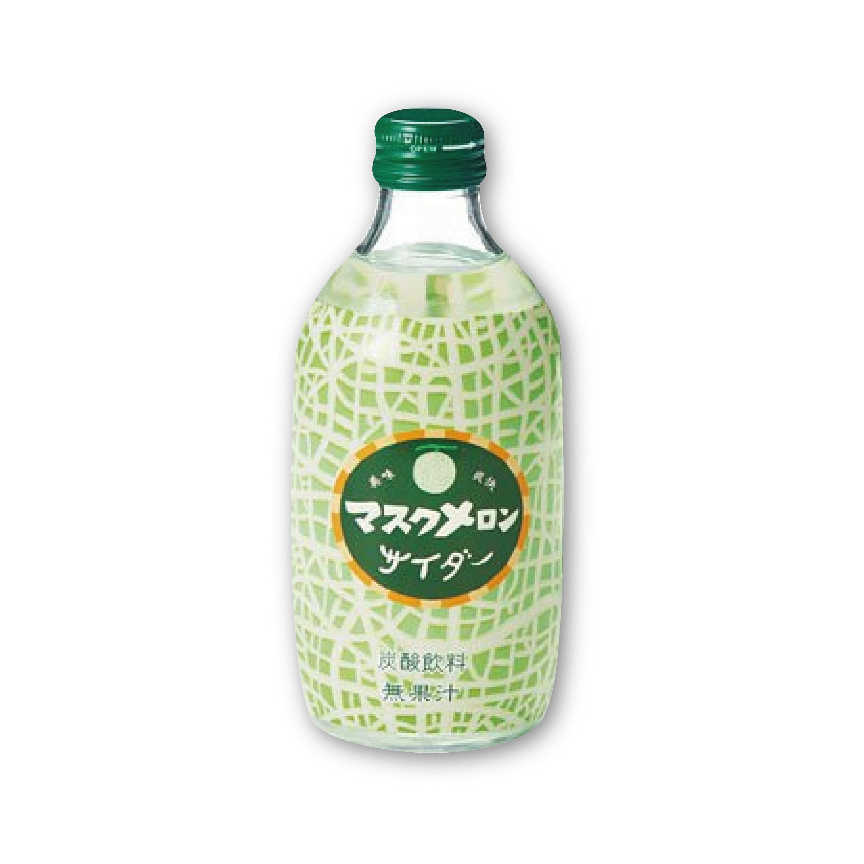 友桝飲料 【哈密瓜風味汽水】300ml