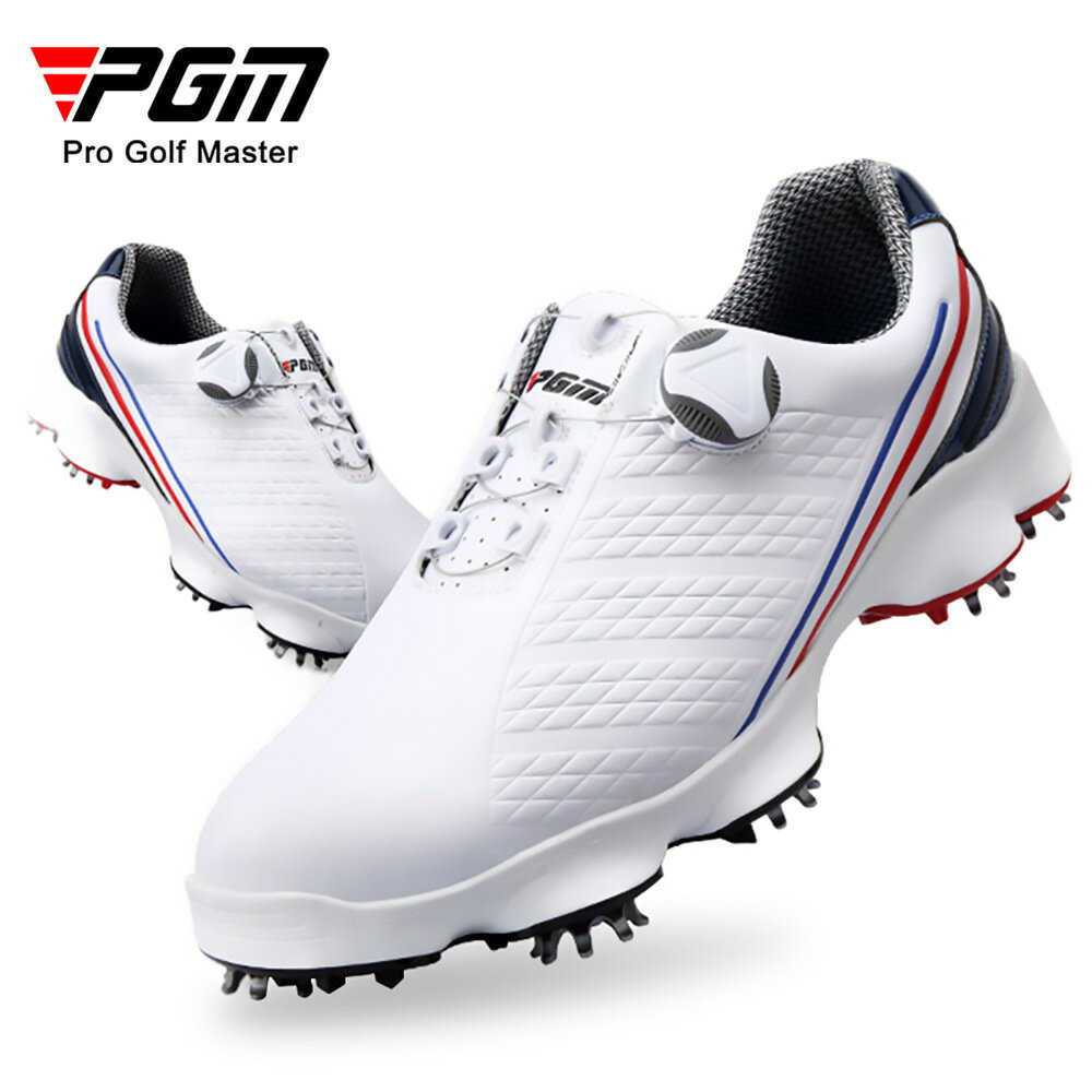 PGM shoes高爾夫男士球鞋 寬版鞋底 旋轉鞋帶 防水透氣