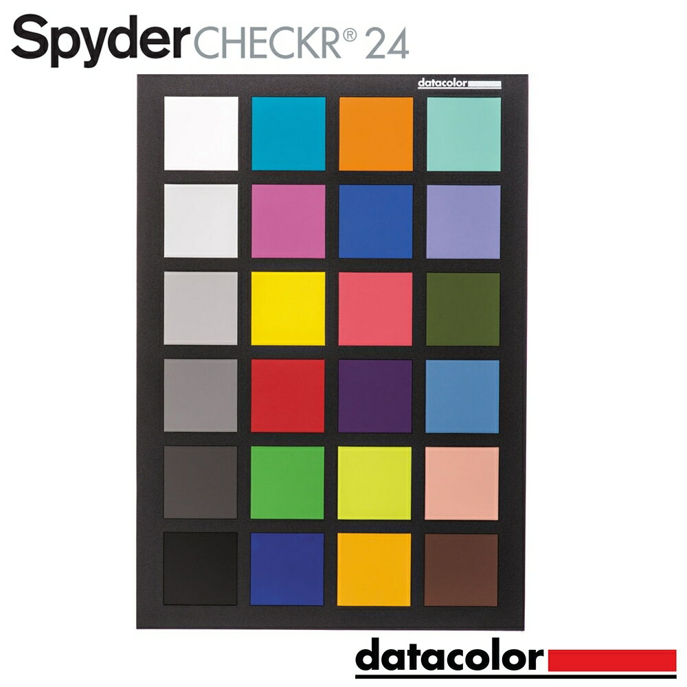 限時★.. Datacolor Spyder Checkr 24 色卡 數位影像校正色卡 智慧色彩調整工具 公司貨【全館點數13倍送】