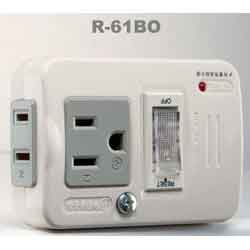 【最高9%回饋 5000點】 安全達人 R-61BO 3P+2P分接式插座(2座單切)