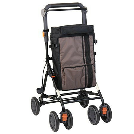 日本幸和TacaoF時尚購物步行車R196帶輪型助步車/步行輔助車/散步車/助行椅
