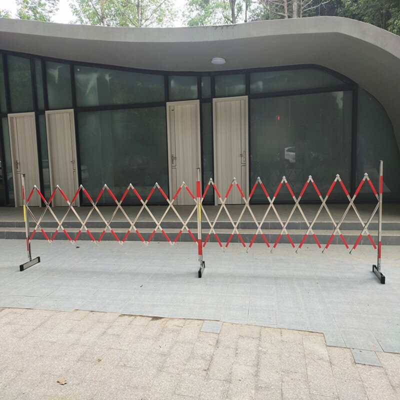 不鏽鋼伸縮圍欄 排隊分隔線 不鏽鋼伸縮圍欄可行動式學校安全防護欄戶外施工警戒隔離折疊護欄『XY37426』 6