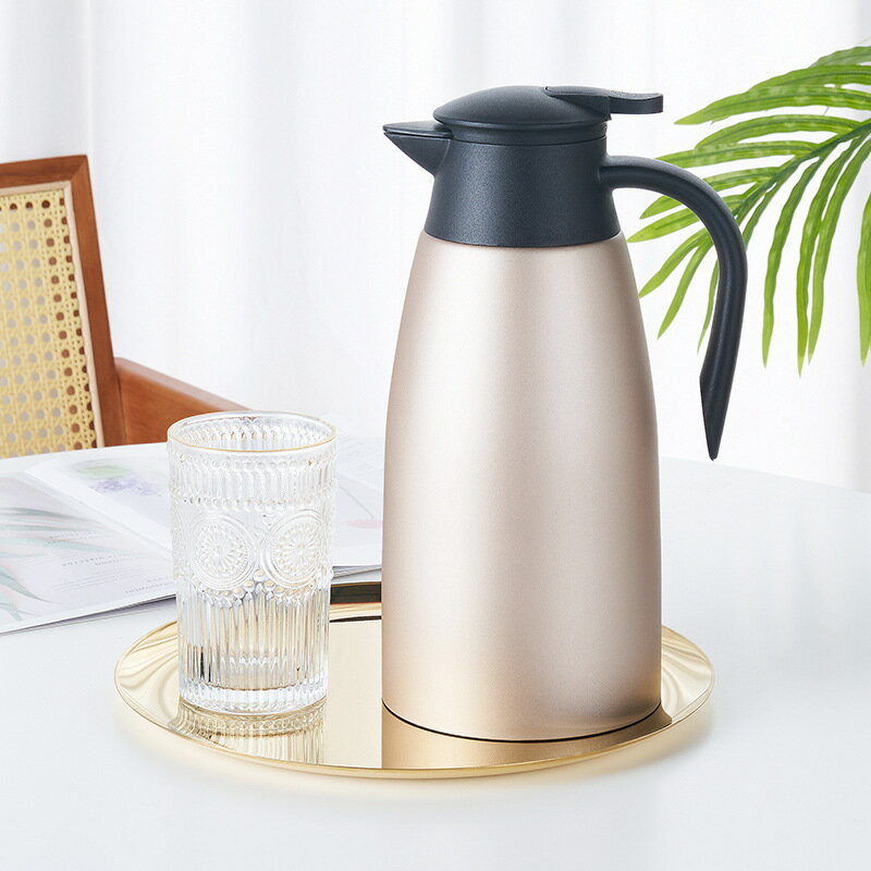 304不銹鋼迎賓壺真空保溫壺家用熱水壺暖水瓶歐式咖啡壺