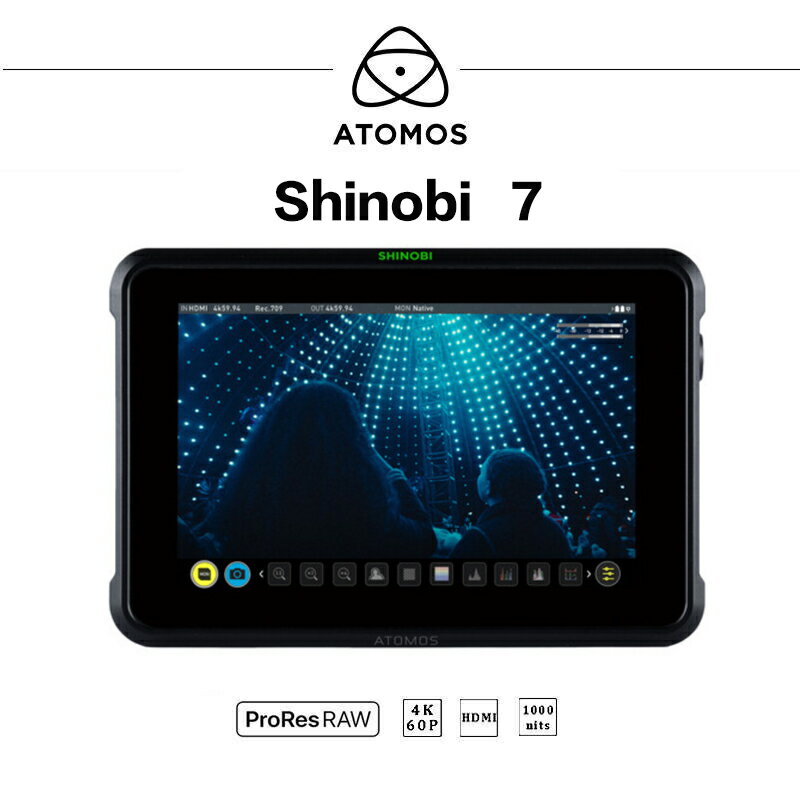 【eYe攝影】現貨 Atomos Shinobi 7 7吋 監看顯示器 外接螢幕 SDI 雙向HDMI 觸控螢幕