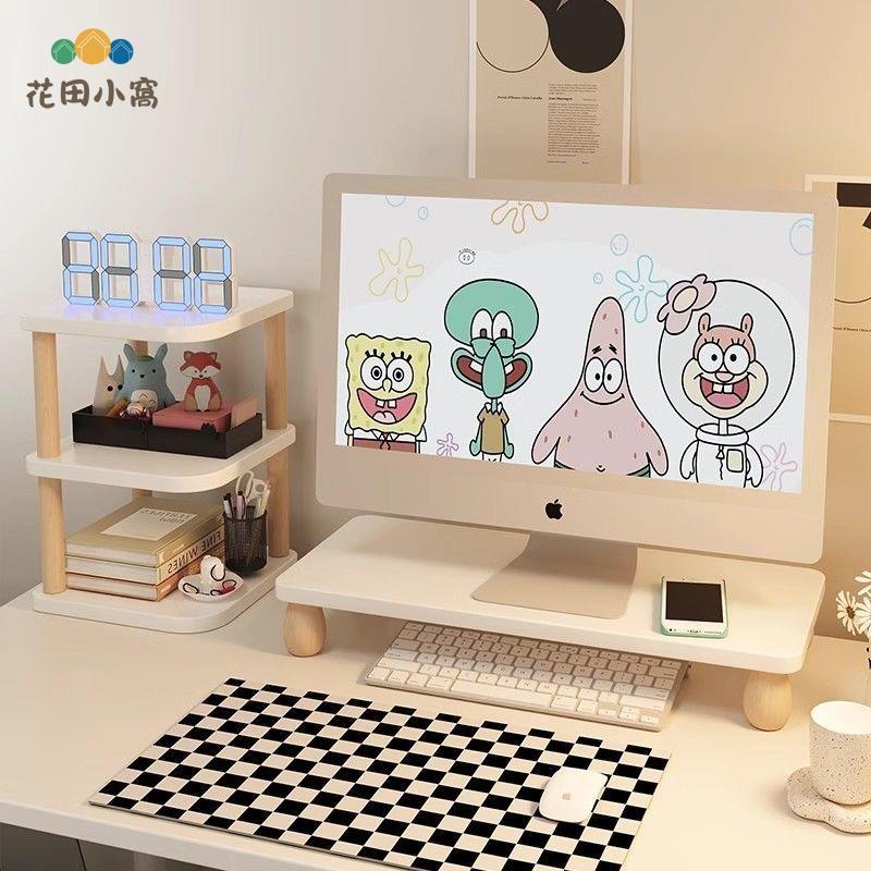 拜浦臺式 電腦顯示器 置物架 顯示屏螢幕底座抬高支架桌面增高架 鍵盤[PP0504021]