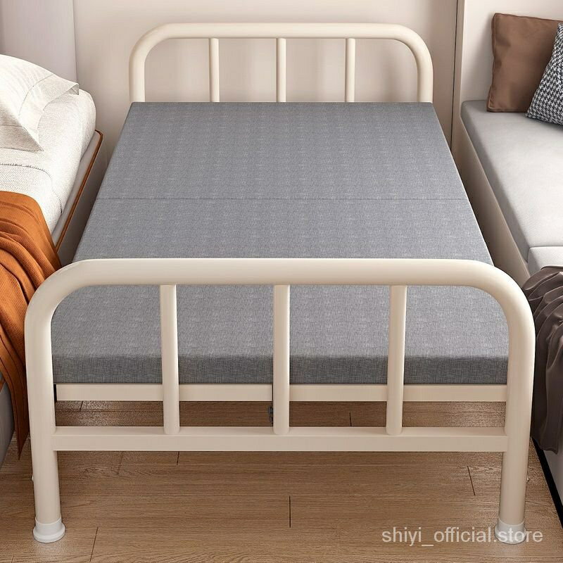 折疊床單人家用簡易辦公室午休經濟型出租房雙人午睡陪護硬闆床鐵 3