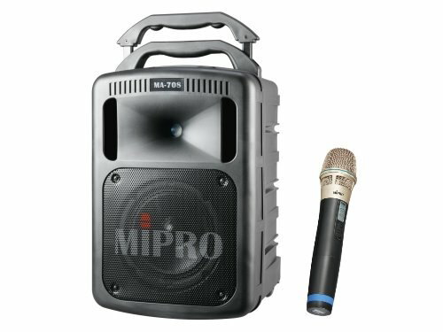 <br/><br/>  MIPRO MA-708 豪華型手提式無線擴音機 附兩支無線麥克風<br/><br/>