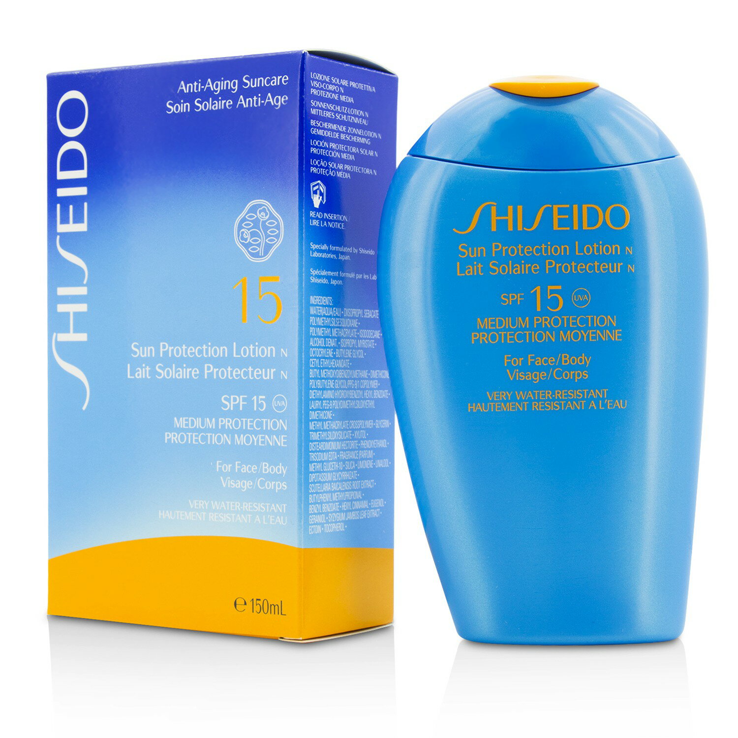 資生堂 Shiseido - 防曬乳 (臉&身體) Sun Protection Lotion N SPF 15 (For Face & Body)