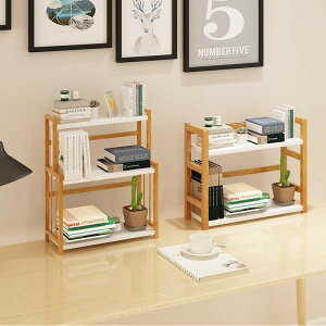 書架簡易桌上學生用兒童辦公書桌面置物架收納宿舍小書柜簡約現代