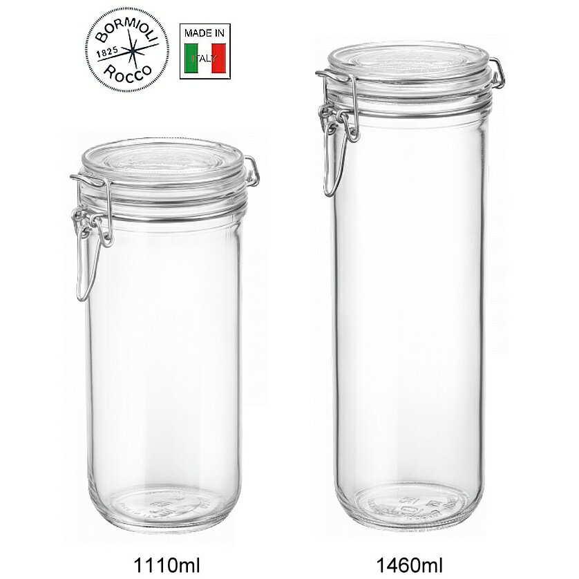 Bormioli Rocco 密封罐 義大利麵罐 Fido系列 玻璃罐 2種尺寸 金益合Drink eat