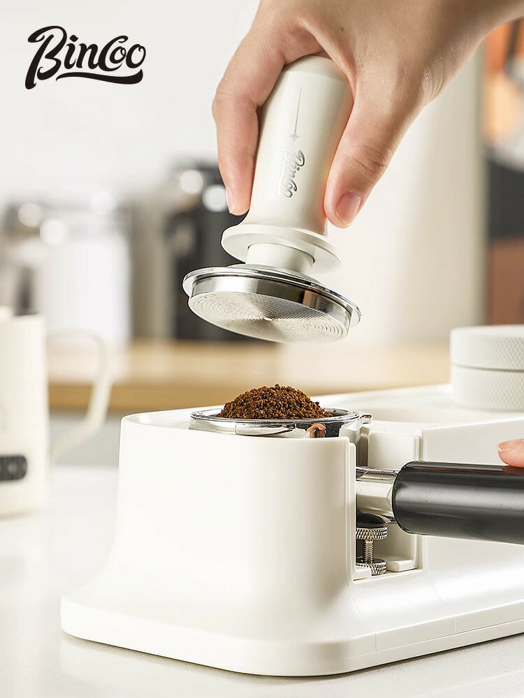 咖啡壓粉錘咖啡機彈力通用51/58mm布粉器底座套裝咖啡器具