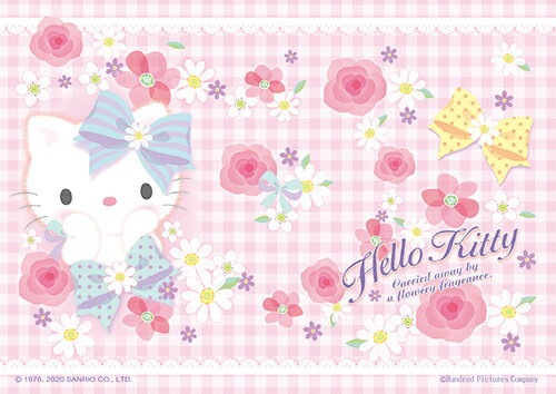 Hello Kitty商品-kitty玩具推薦百耘圖 - HELLO KITTY粉嫩花漾 200片心形拼圖 HP0200-013。就在拼圖貓Hello Kitty商品-kitty玩具推薦Hello Kitty凱蒂貓周邊商品