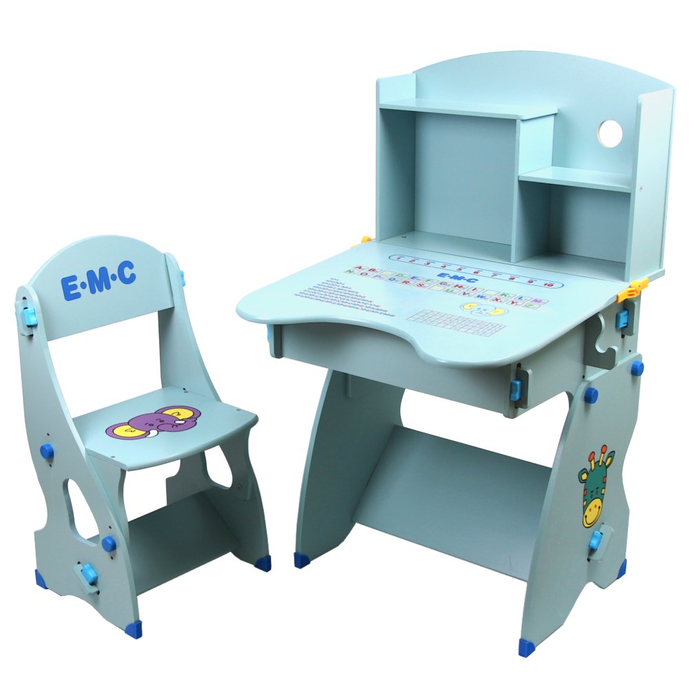 EMC 成長升降書桌椅 (藍色)