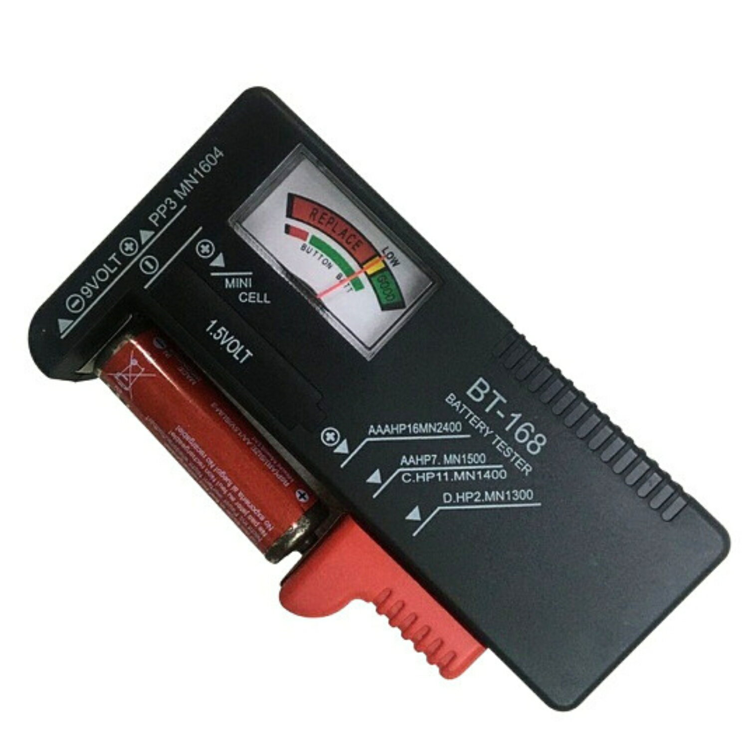 [少量現貨] BT-168 通用型電池測試器 電池電量測試儀 電量測試檢測器 AA AAA 3號 4號 1.5V 9V 鈕扣電池 (RR3)