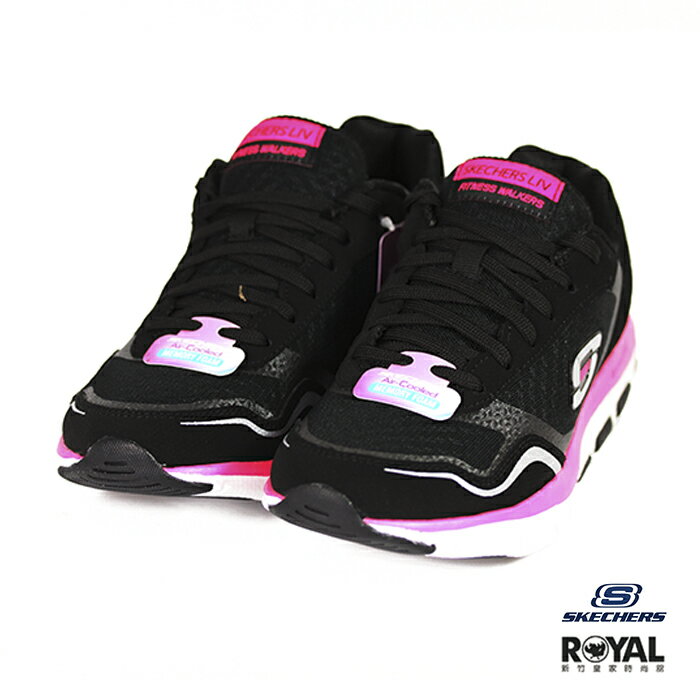 Skechers 新竹皇家 High Line 黑色 網布 記憶鞋墊 休閒運動鞋 女款 NO.I9285