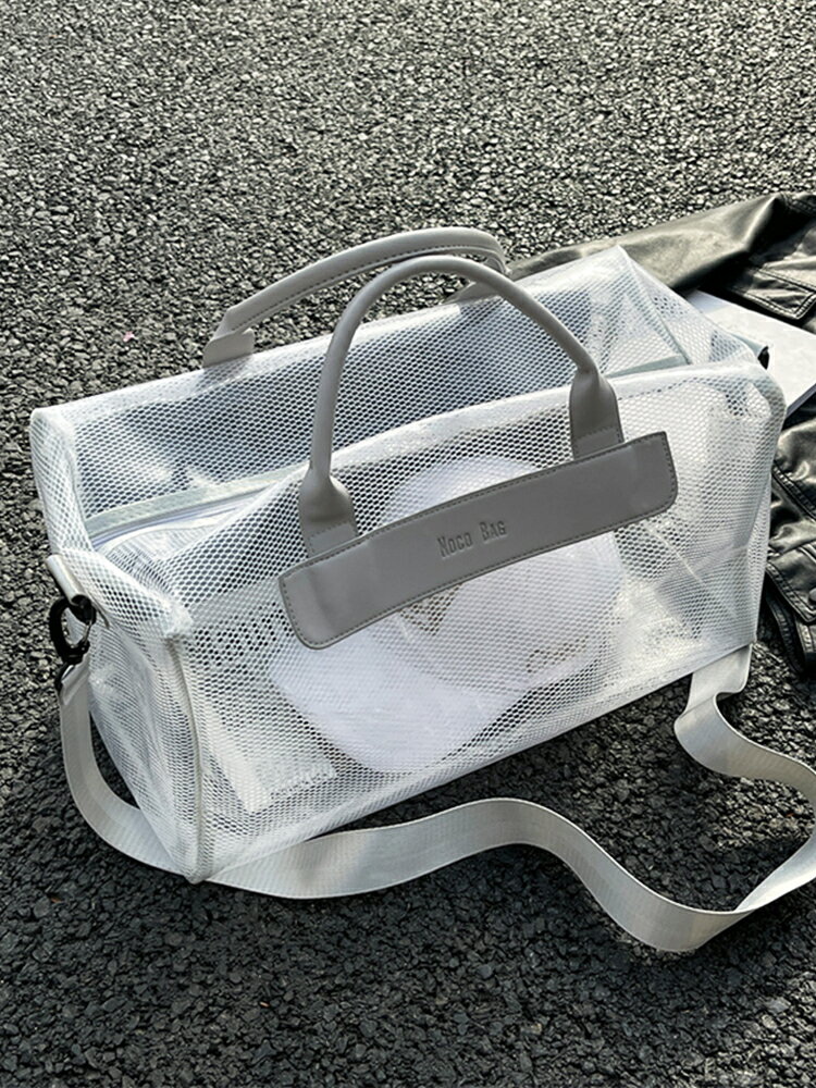 干濕分離游泳包女運動沙灘健身專用收納包旅行手提包大容量行李袋