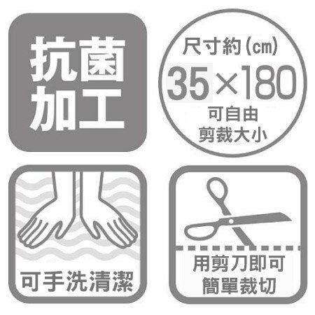 抗菌防滑餐櫥墊 35×180 NITORI宜得利家居 4