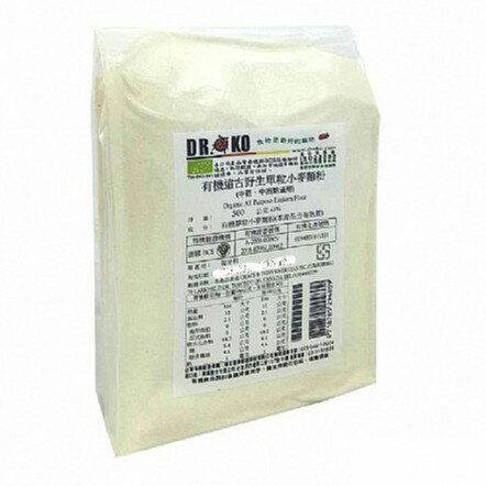 DR.OKO德逸 有機遠古野生單粒小麥麵粉(中筋) 500g/包