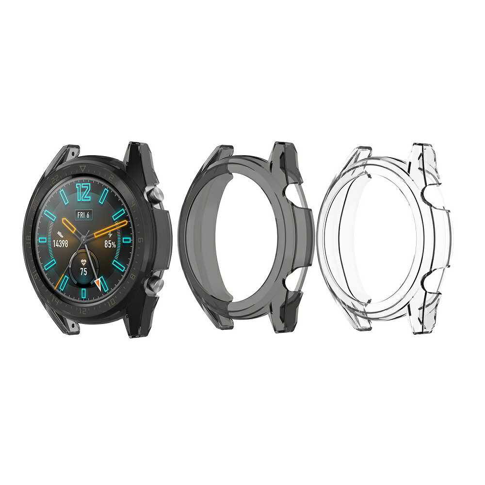【TPU透明殼】適用 華為 Huawei Watch GT 46mm 半包 智慧手錶 軟殼 清水套