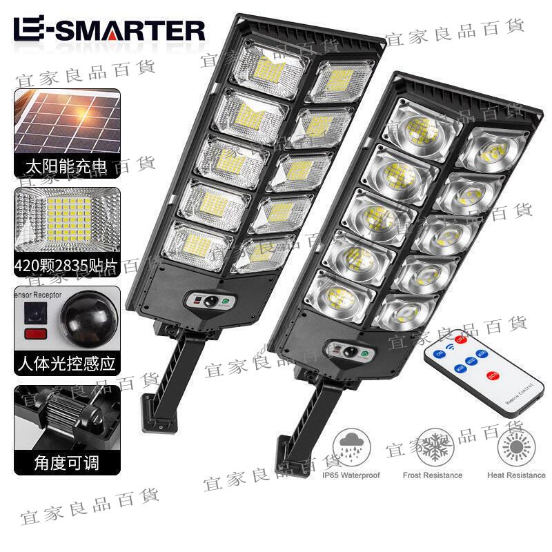 【宜家良品百貨】現貨太陽能感應燈 庭院燈 LED強光小路燈 感應壁燈 太陽能投光燈 LED感應燈 太陽能路燈 太陽能燈