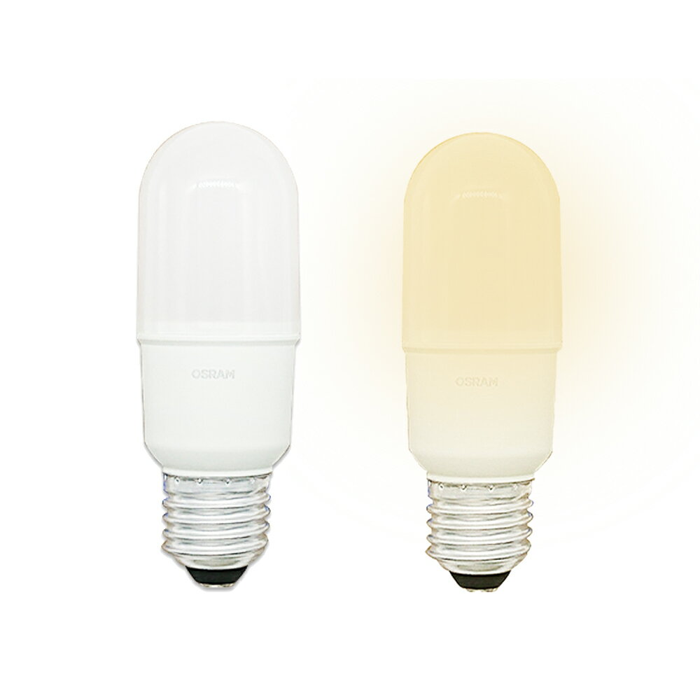 【歐司朗OSRAM】7W LED燈泡E27接頭 晝光色/燈泡色(省電燈泡 小精靈 小晶靈 小雪糕 體積小)