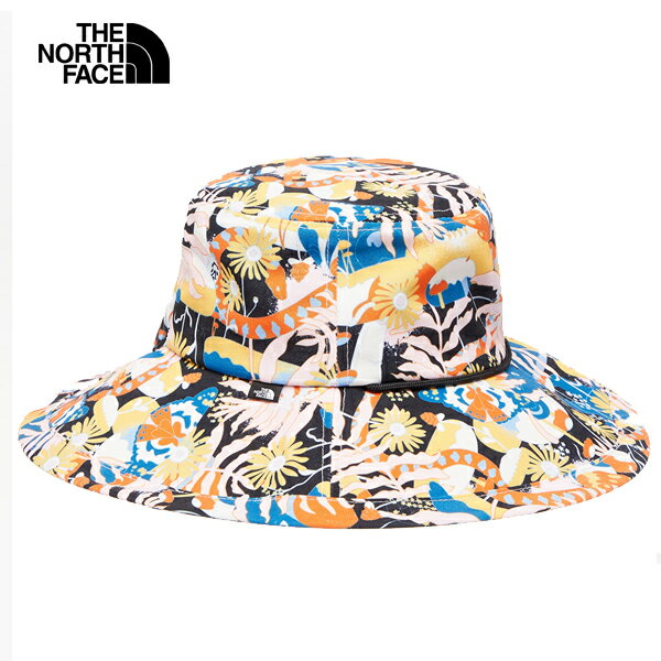 美國[The North Face] W RECYCLED 66 BRIMMER/女性快乾透氣40+防曬帽(花色)《長毛象休閒旅遊名店》