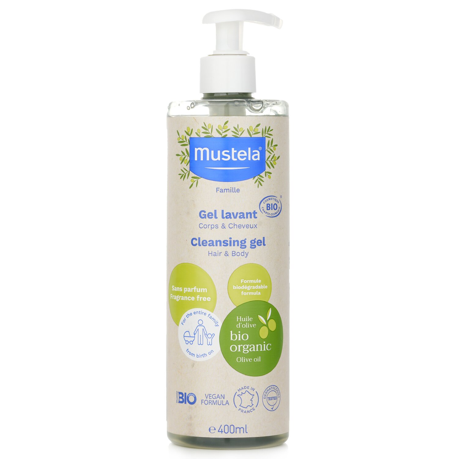 慕之恬廊 Mustela - Bio 有機潔淨凝膠 (適用於頭髮 & 身體)