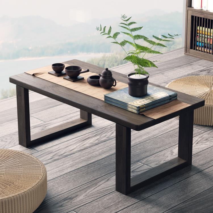 楠竹飄窗小茶幾小茶桌榻榻米桌日式矮桌子小桌子臥室坐地炕桌家用