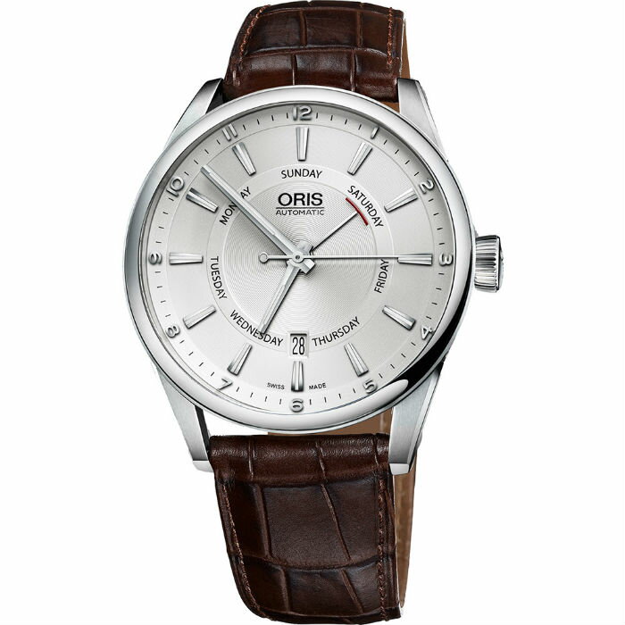 ORIS 豪利時  0175576914051-0752180FC Artix Pointer Date系列腕錶 銀面 42mm