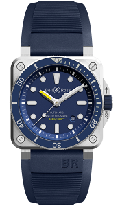 Bell & Ross 柏萊士 DIVER 潛水機械腕錶(BR0392-D-BU-ST/SRB)-42mm-藍面膠帶【刷卡回饋 分期0利率】