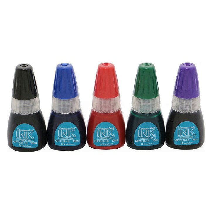 日本 Shachihata Quix印章專用 10ml 墨水 /瓶 QPTLR-10（SQ10）【APP滿額下單10%點數(單一帳號最高1000點)】9/30止