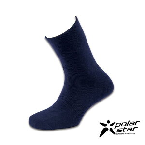 PolarStar 台灣製造 羊毛保暖紳士襪『黑藍』P16618 MIT