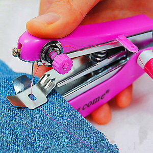 小型手動縫紉機家用微型手持便攜迷你裁縫機袖珍簡易縫衣縫補神器
