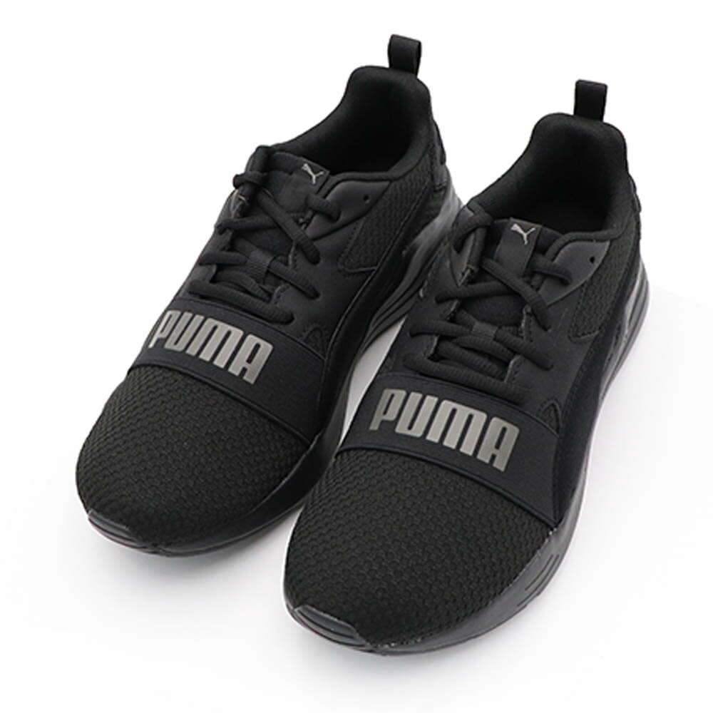 【手刀下單🤩滿額折扣進行中~~】 Puma Wired Run Pure 黑色 透氣 休閒鞋 男女款 B3449 【新竹皇家 38927501】