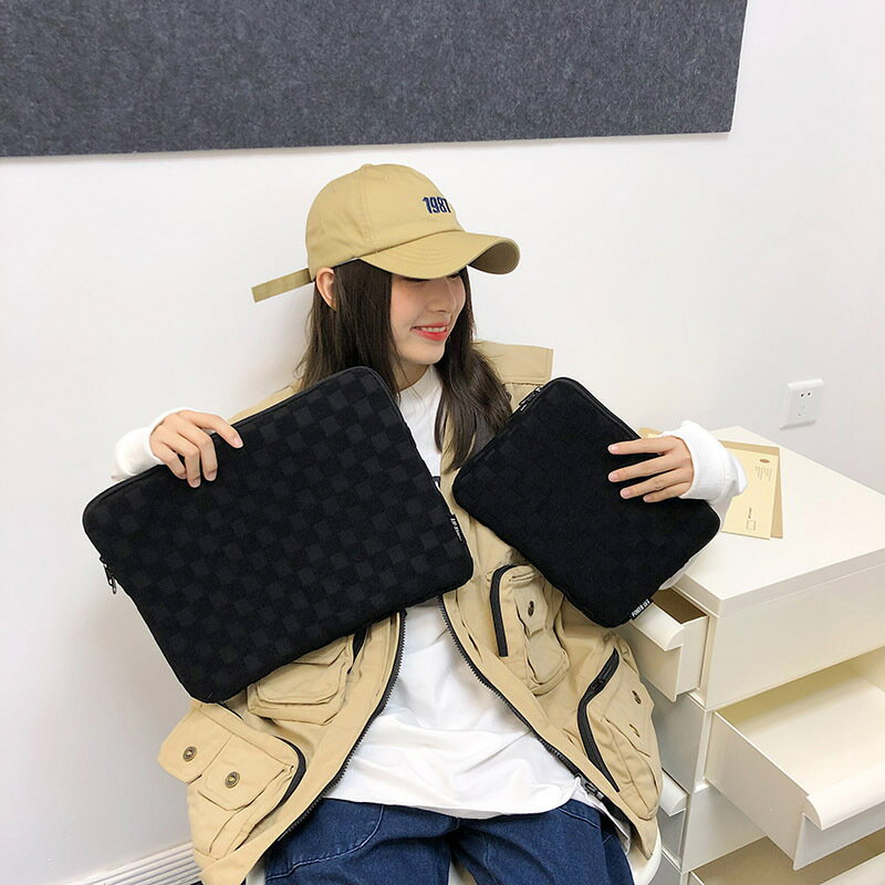 【巴黎精品】手拿包帆布電腦包-ins平板電腦收納包男女包包3色w1ac4