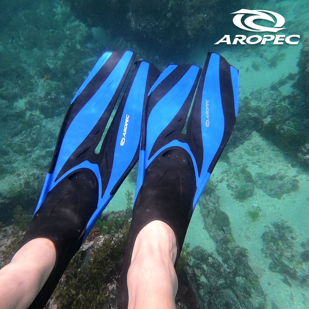 AROPEC Grace 套腳式塑膠潛水蛙鞋 F-GC46 / 城市綠洲 (浮潛 潛水 船潛 長蛙鞋 水類用品)