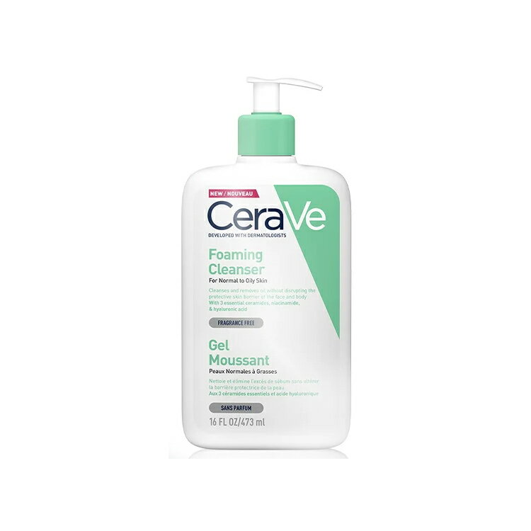 CeraVe適樂膚 溫和泡沫潔膚露 473ML【德芳保健藥妝】