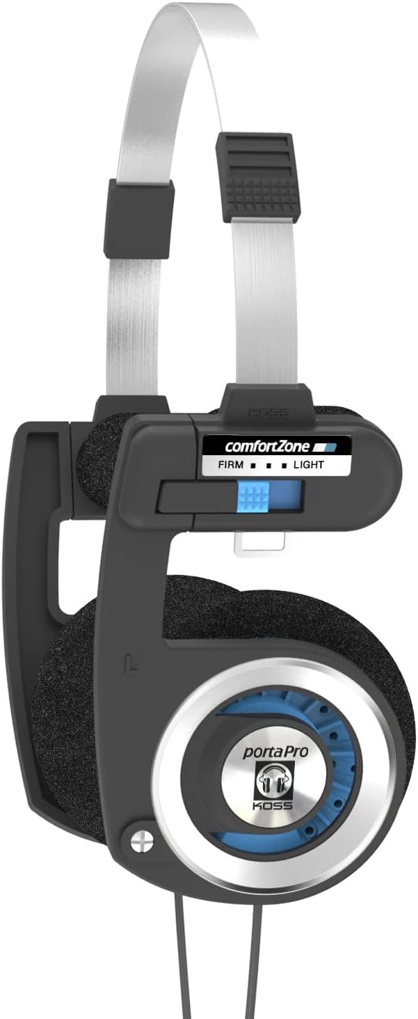 [4美國直購] KOSS Porta Pro Classic 經典款 3.5mm 耳罩式耳機 可折疊設計 含收納袋_TB1
