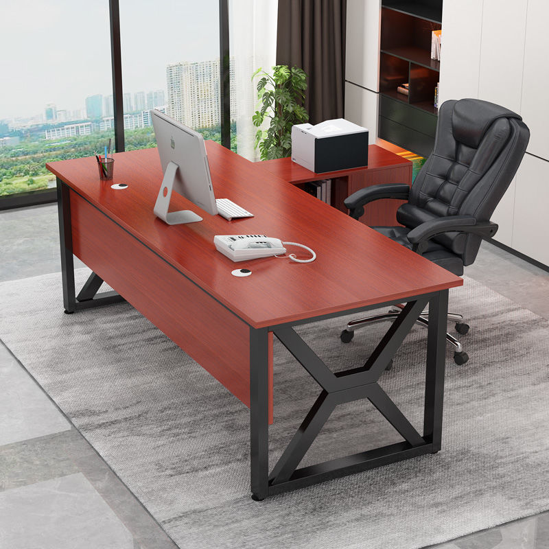 辦公桌老板桌經理桌椅組合大班臺主管總裁辦公桌單雙人辦公電腦桌