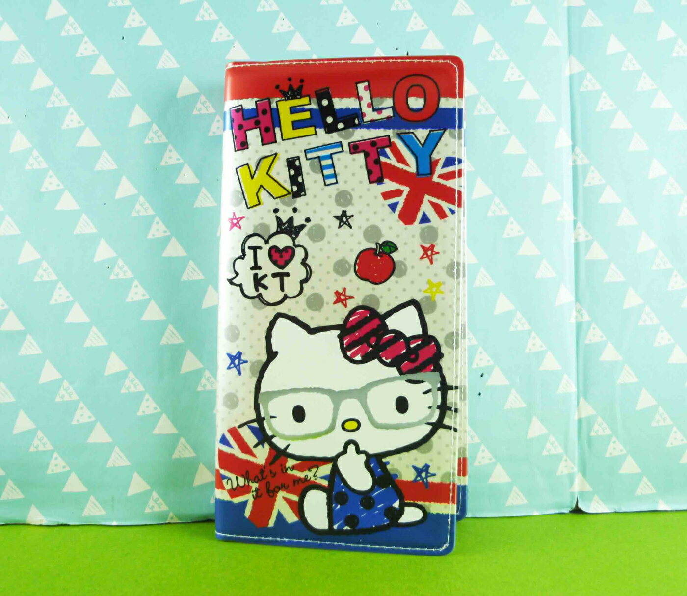 【震撼精品百貨】Hello Kitty 凱蒂貓 卡片本 眼鏡【共1款】 震撼日式精品百貨