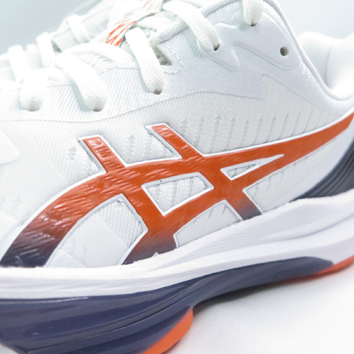 ASICS 1051A080103 SKY ELITE FF 3 男 排羽球鞋 排球少年配色 白x橙藍 7