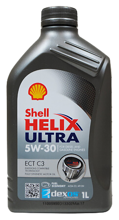 Shell   HELIX ULTRA ECT C3 5W30 合成機油(汽柴共用) #5624