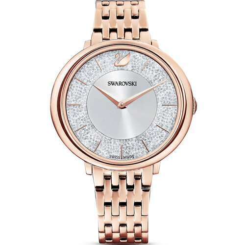 SWAROVSKI 施華洛世奇 CRISTALLINE CHIC純淨之美時尚腕錶(5544590)-35mm-銀面鋼帶【刷卡回饋 分期0利率】【APP下單4%點數回饋】
