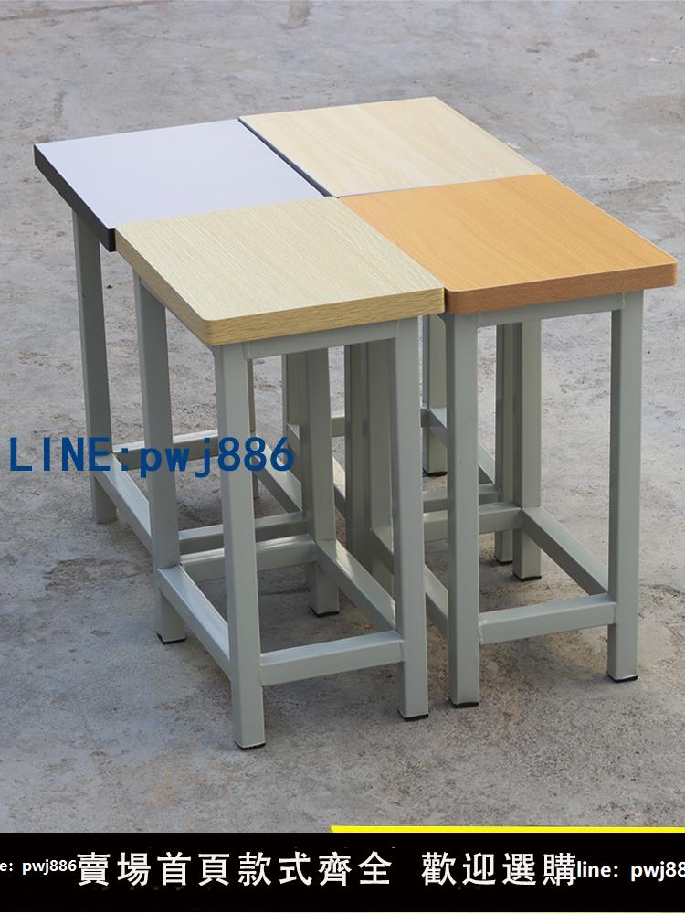【臺灣公司 可打統編】加高車間防靜電工作業方凳工廠醫院鐵椅子學校成人培訓縫紉板凳厚